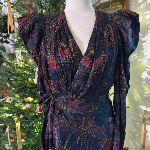 🆕 Farm Rio Sequin Toucans Mini Dress - Picture 3 of 10